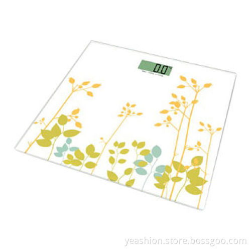 Electronic Bathroom Weighing Scale, Auto Off and Overload Indication, Glass Platform, CE, RoHS MarksNew